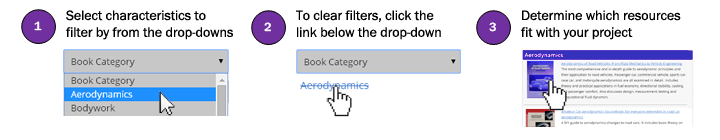 Learning Resources Filter Instructions