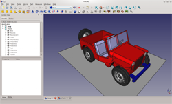 FreeCad 3D modeling software